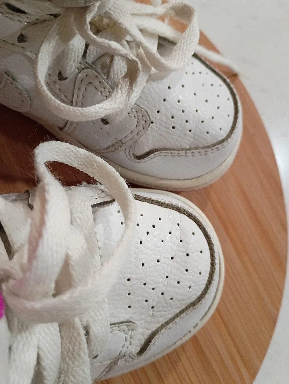 Nike Jordan White High-Top Sneakers  Size 6C